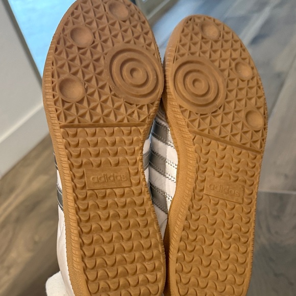 Adidas Samba White and Gray Sneakers - Picture 3 of 3